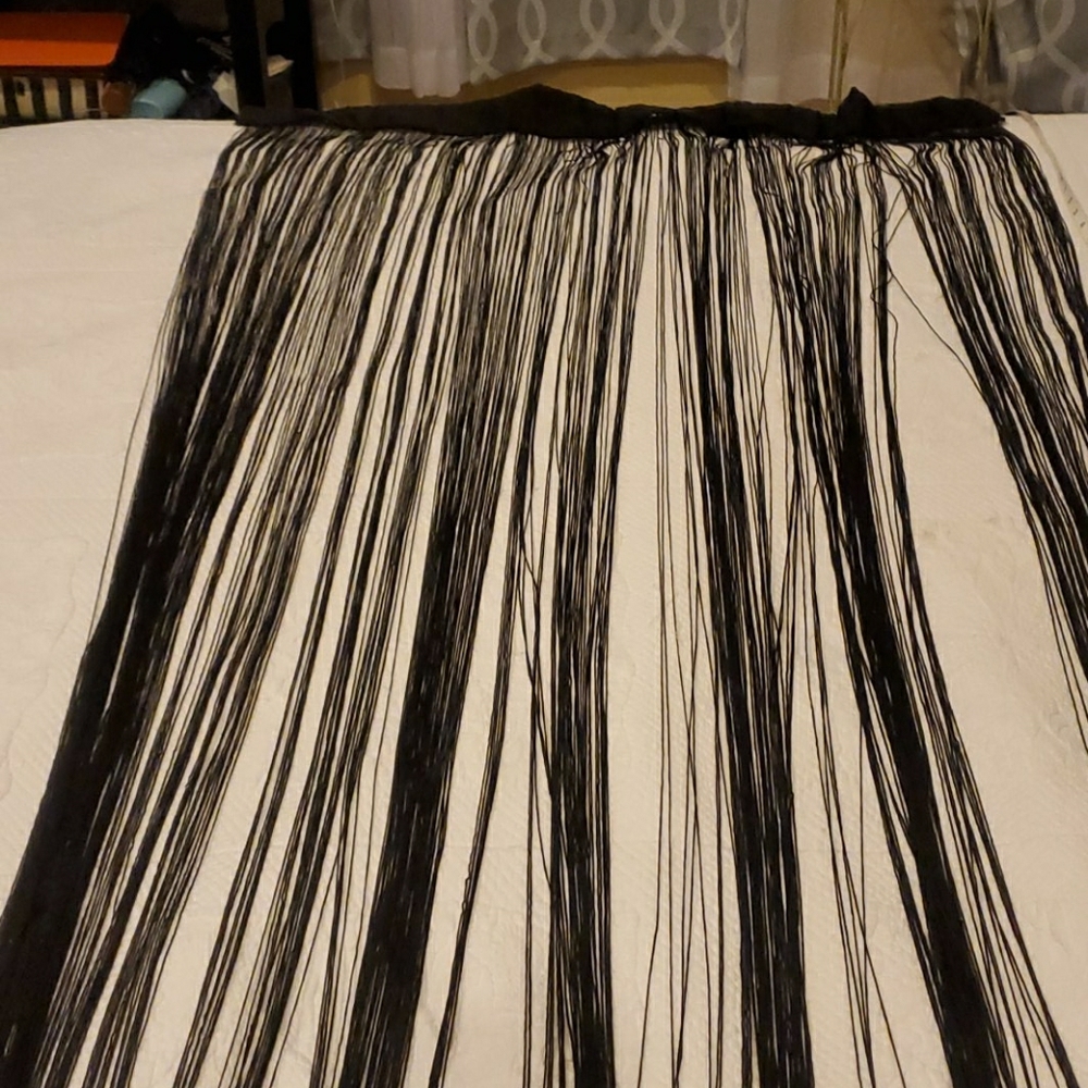 Black String Style curtain 4 Black or 2 grey